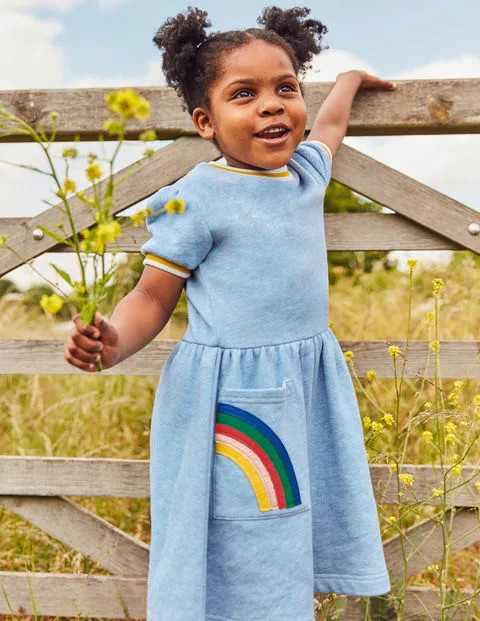 Appliqué Pocket Jersey Dress | Boden (US)