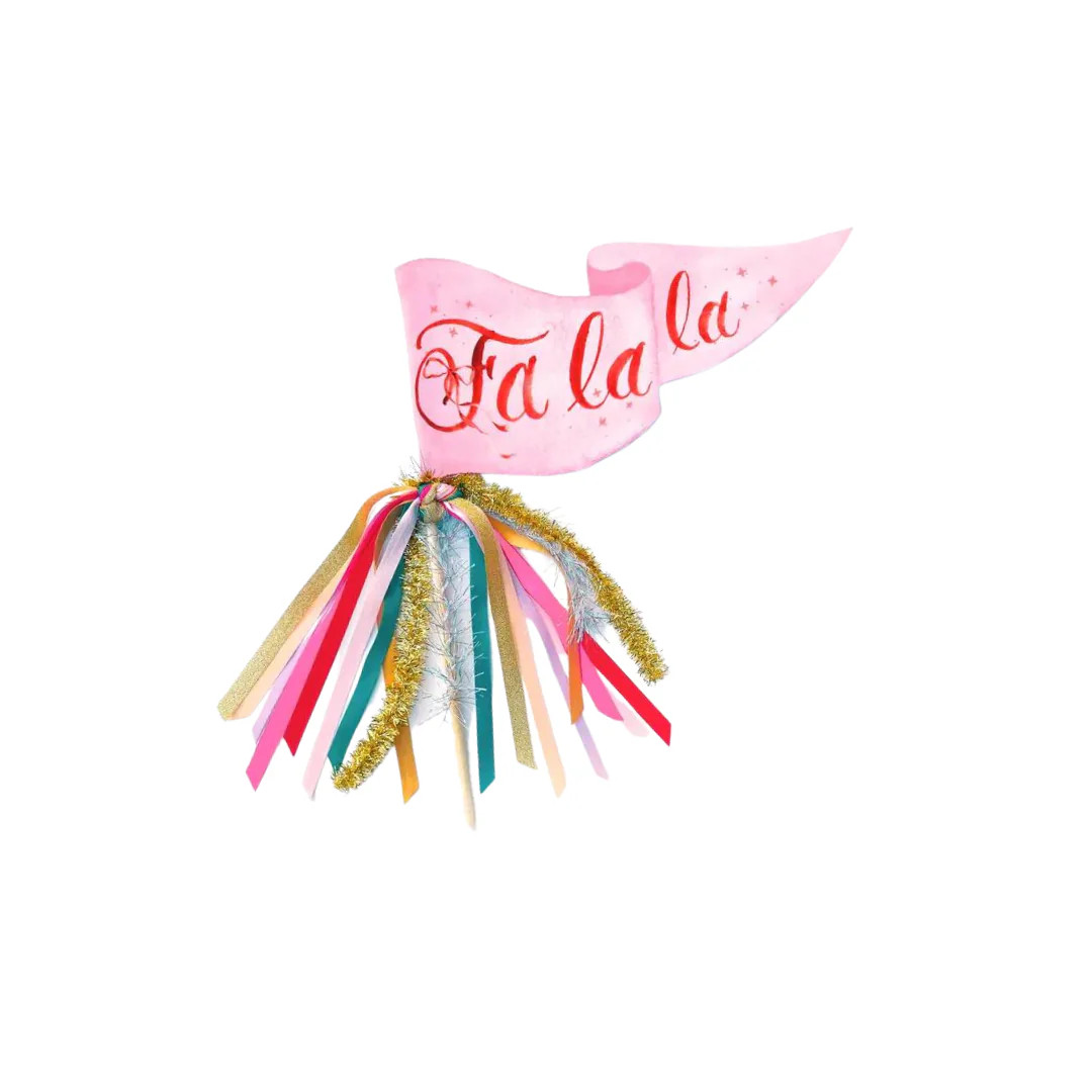 Fa La La Party Pennant | Pink Antlers