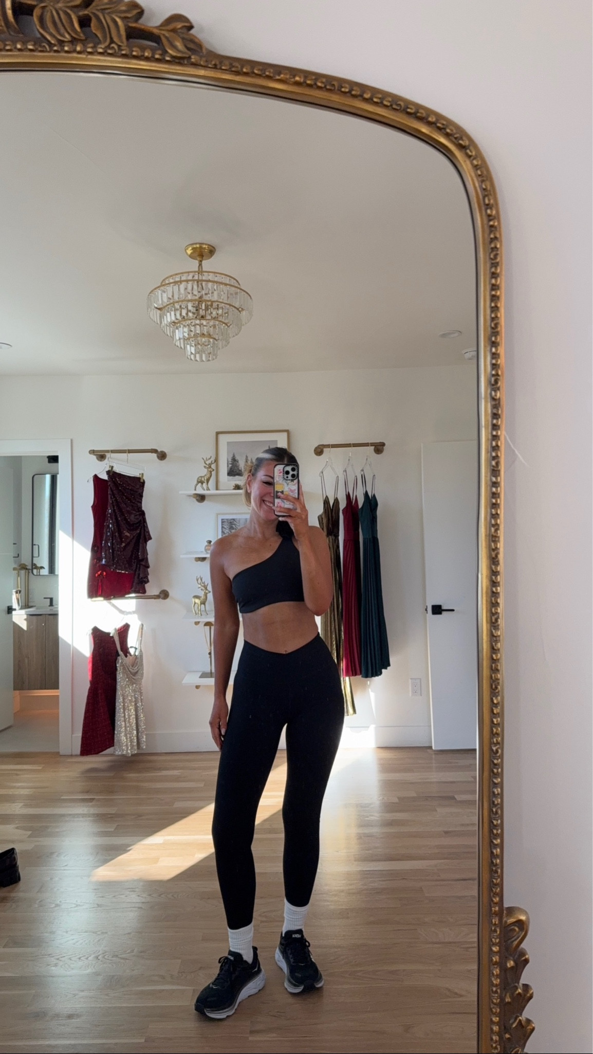 Fitness black workout set activewear gym one shoulder floral sports bra and leggings.

#wiskiiactive #wiskiihaul @wiskiiactive

21% off with code: chic 

Wearing my usual smalls

#LTKActive #LTKFitness #LTKStyleTip