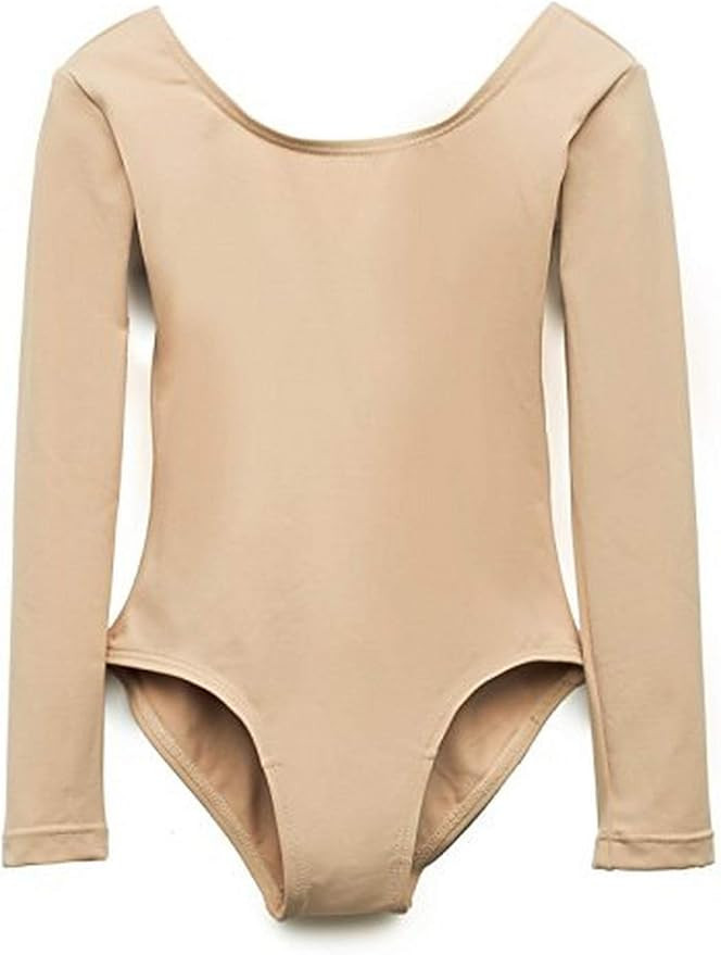 Elowel Pajamas Gymnastics Leotards for Girls - Long Sleeve & Scoop Neck Leotard for Girls Dance | Amazon (US)