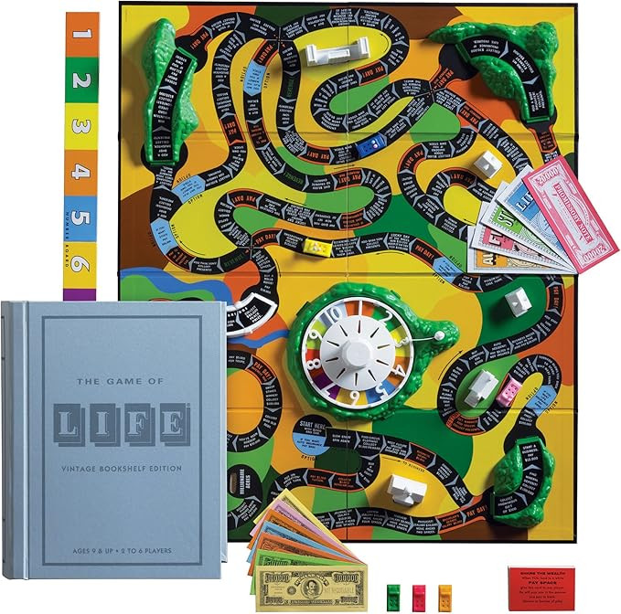 WS Game Company The Game of Life Vintage Bookshelf Edition | Amazon (US)