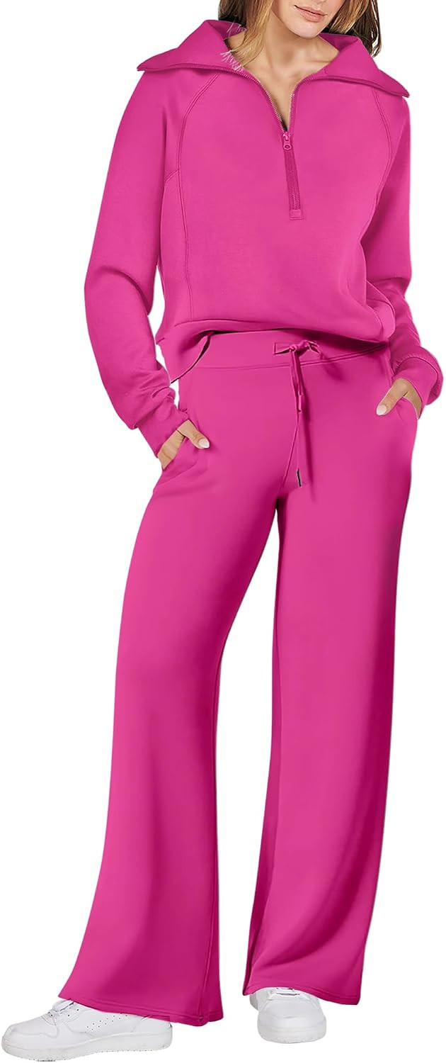 ANRABESS Women 2 Piece Set Sweatsuits Lounge Fall Outfits | Amazon (US)