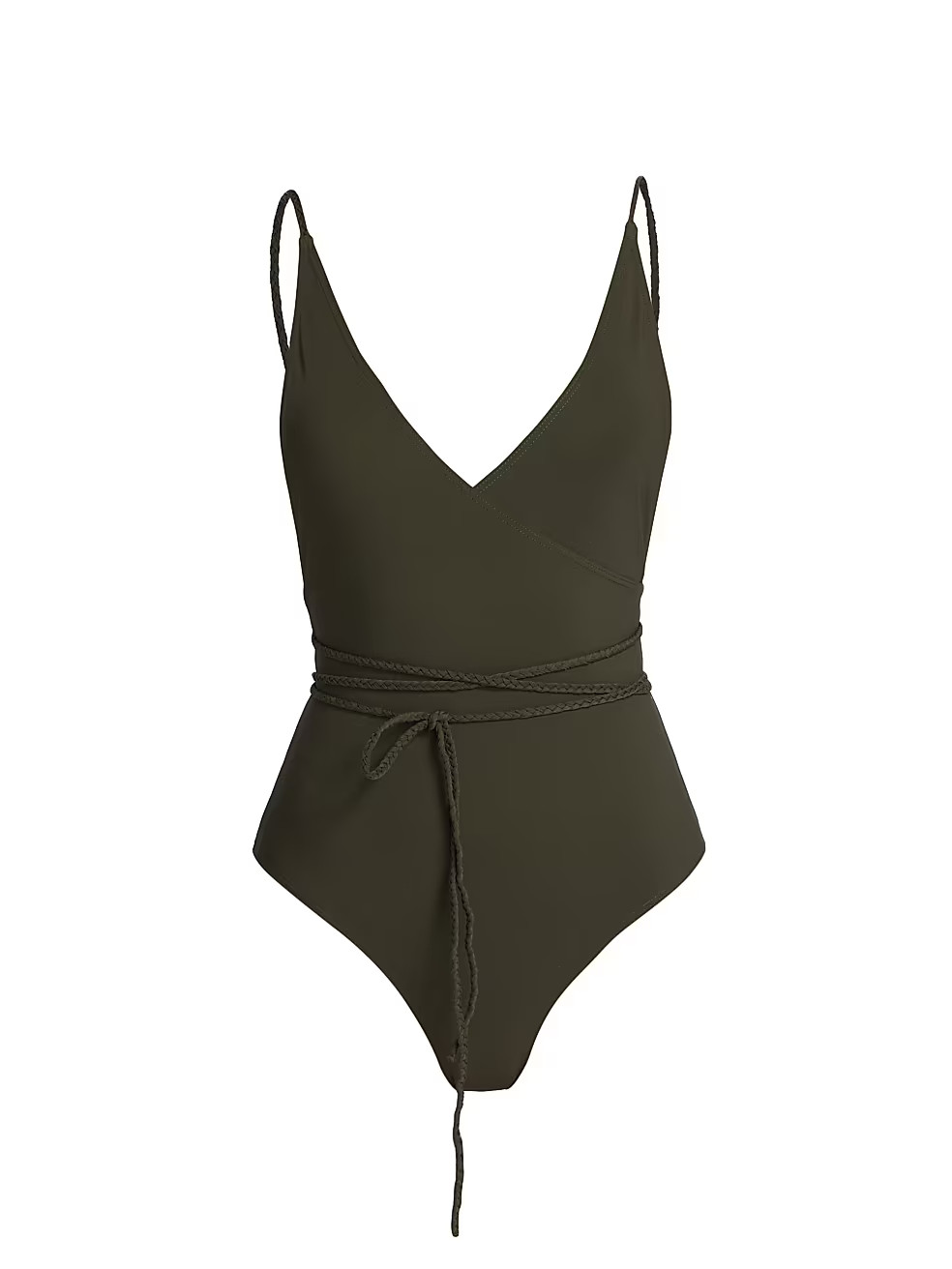 V-Neck Wrap One-Piece Swimsuit | Saks Fifth Avenue (UK)