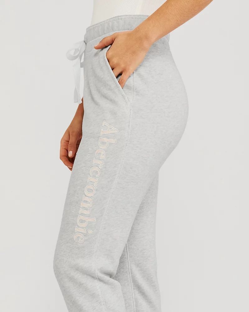 Logo Fleece Joggers | Abercrombie & Fitch US & UK