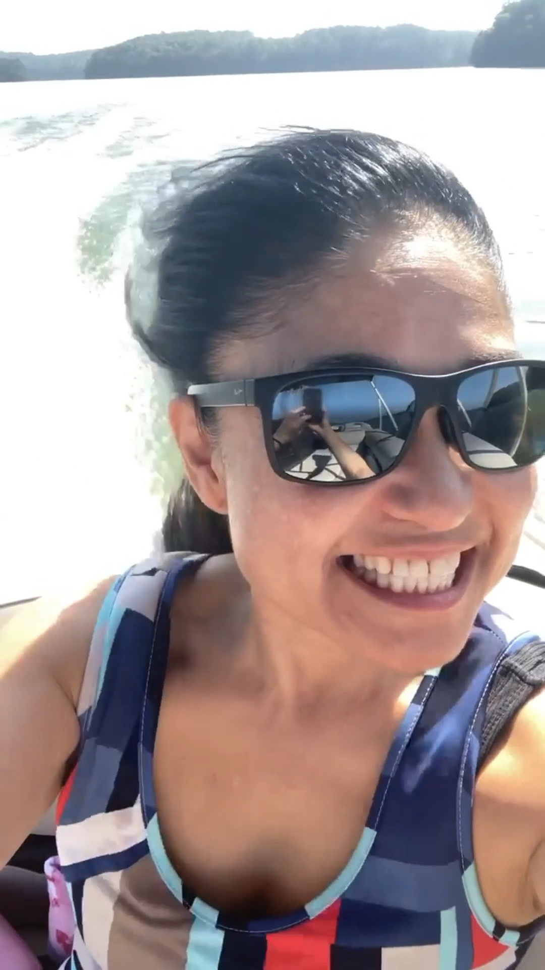 Soaking up sunshine and good vibes — no squinting required! These Maui Jim Pehu Polarized Sunglasses make every lake day crystal clear 😎
 Who else loves a day on the water with shades that actually protect your eyes and your style? 

#LakeDayVibes #MauiJimMoments #PolarizedPerfection #AdventureInStyle #SeeTheDifference

#LTKStyleTip #LTKActive #LTKSwim