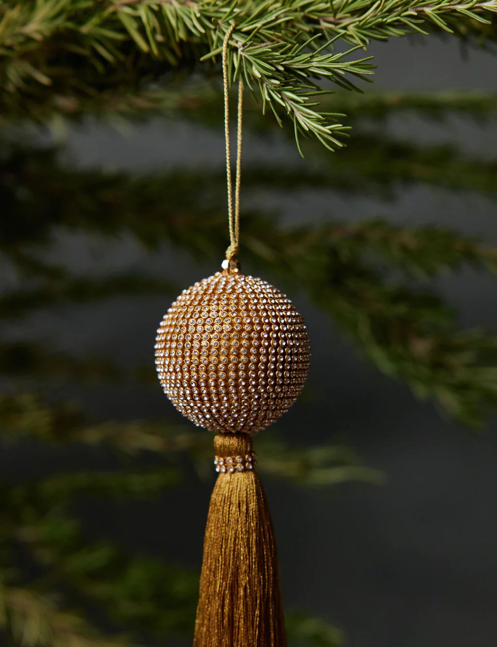Cody Foster & Co Crystal Ball with Tassel Ornament | Lulu and Georgia 