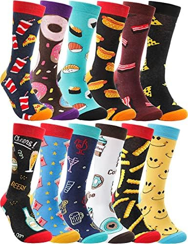 MOGGEI Funny Socks for Men Women Fun Cozy Crazy Novelty Fashion Breathable Printed Cotton Boot So... | Amazon (US)