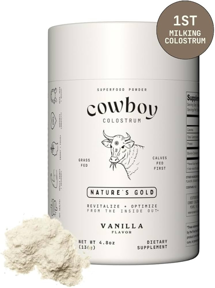 Bovine Colostrum Powder - The Exclusive 1st Milking Whole Colostrum- Grass Fed Colostrum Suppleme... | Amazon (US)