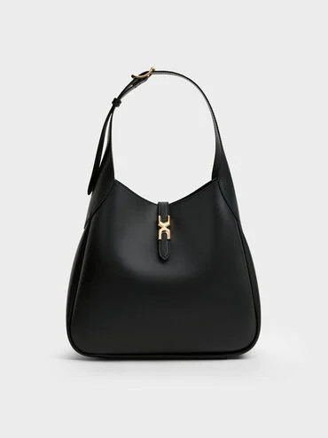 Adalyn Hobo Bag
    
         - Black | Charles & Keith US