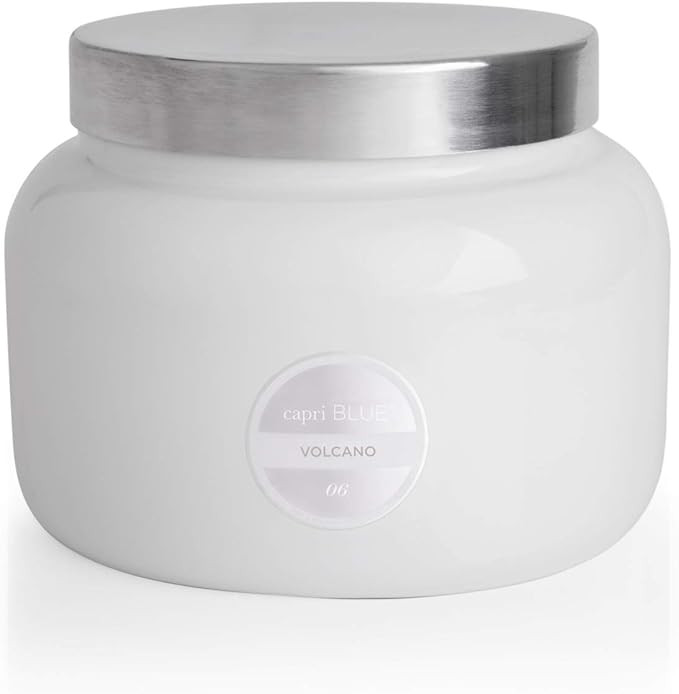 Capri Blue 19oz White Signature Jar - Volcano | Amazon (US)