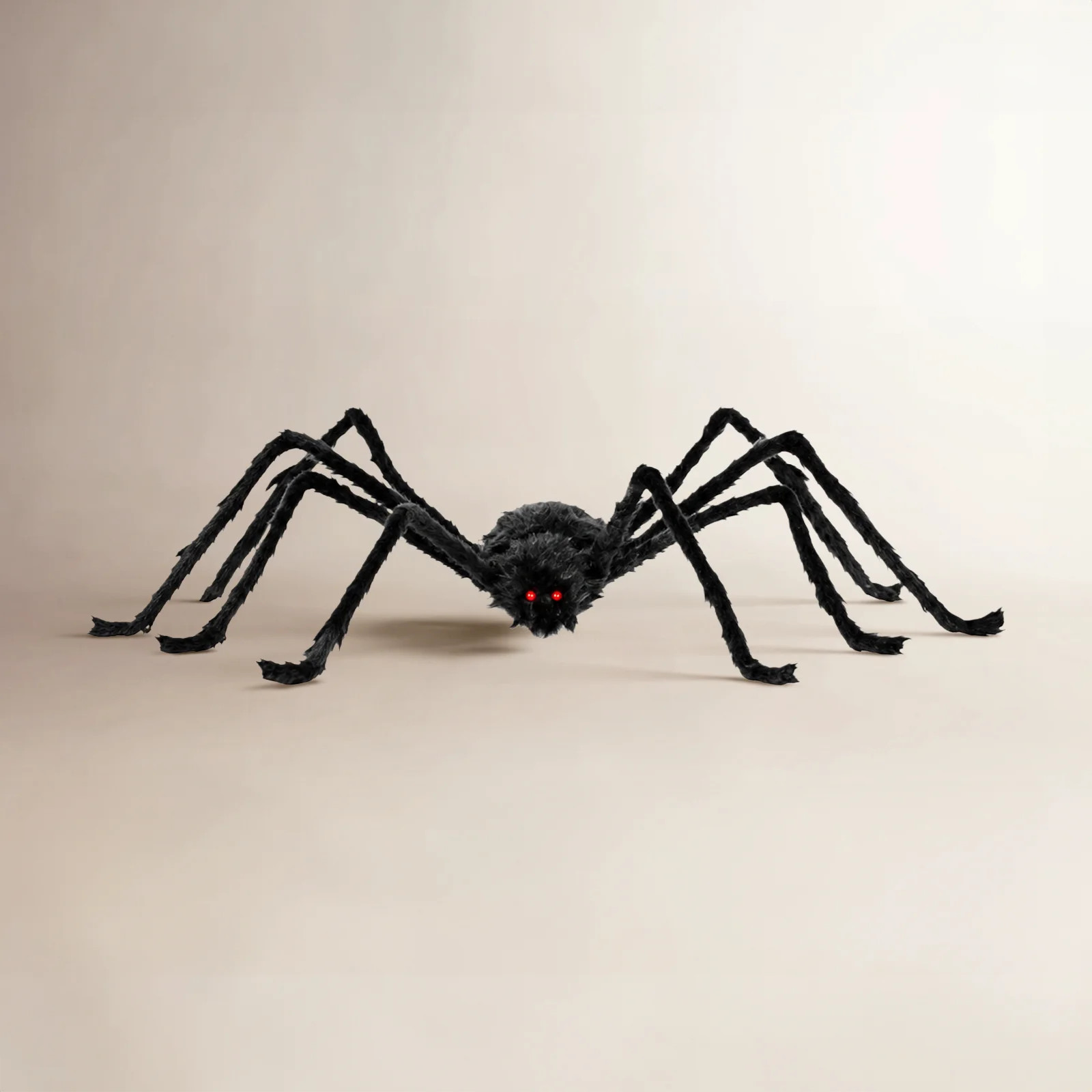 2 Pack 5 Ft. Halloween Black Giant Fake Hairy Spider | Wayfair North America