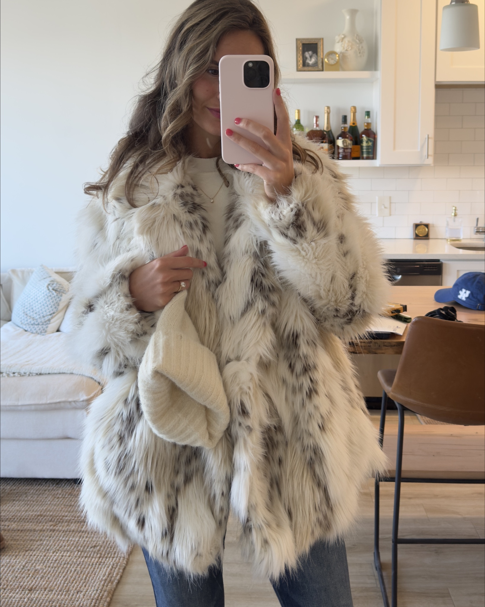Loveee a dramatic coat.