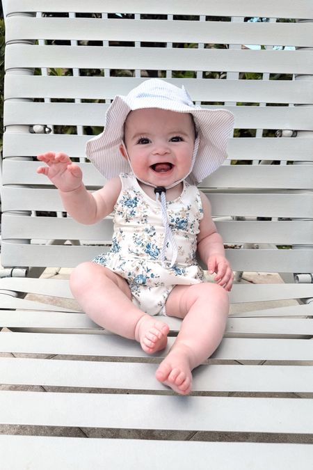 Vacation Wes in her Carter’s Little Planet baby swimsuit absolutely melts me! 😍 It’s $22 and available in up to 24 months. I’m linking here and her baby girl sun hat, too. It comes in a set of 2 for under $15. And it’s UPF 50! Click to shop. 🫶🏼

#LTKtravel #LTKswim #LTKbaby