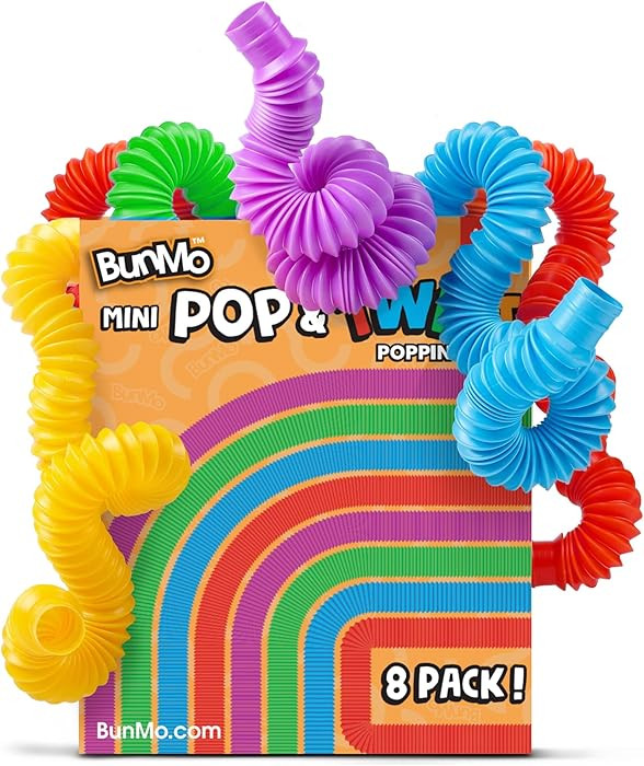 BUNMO Pop Tubes - Sensory Toys - Fidget Toys - Imaginative Play & Stimulating Creative Learning -... | Amazon (US)