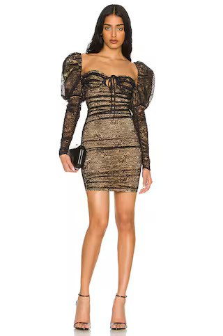 MAJORELLE Marija Mini Dress in Black from Revolve.com | Revolve Clothing (Global)