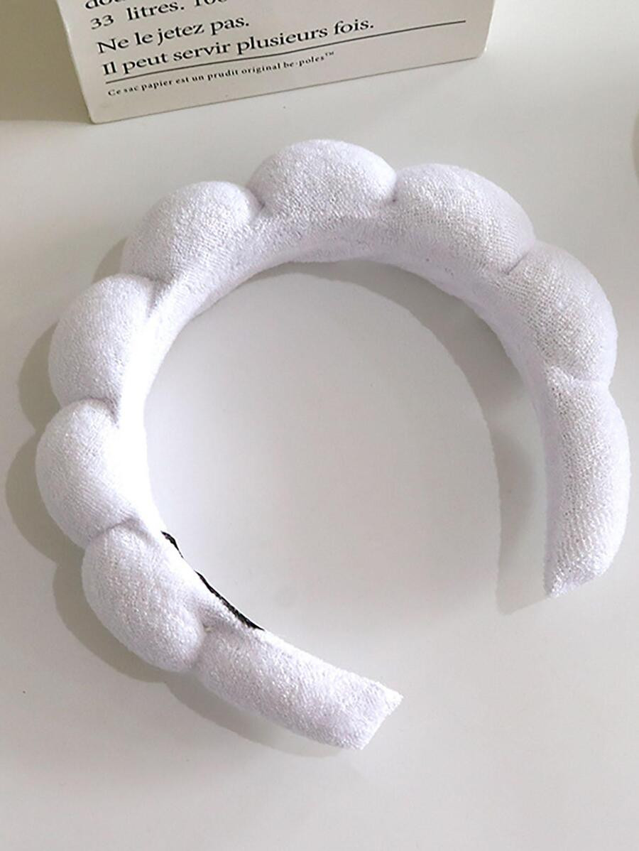 Cute Solid Padded Wide Headband | SHEIN