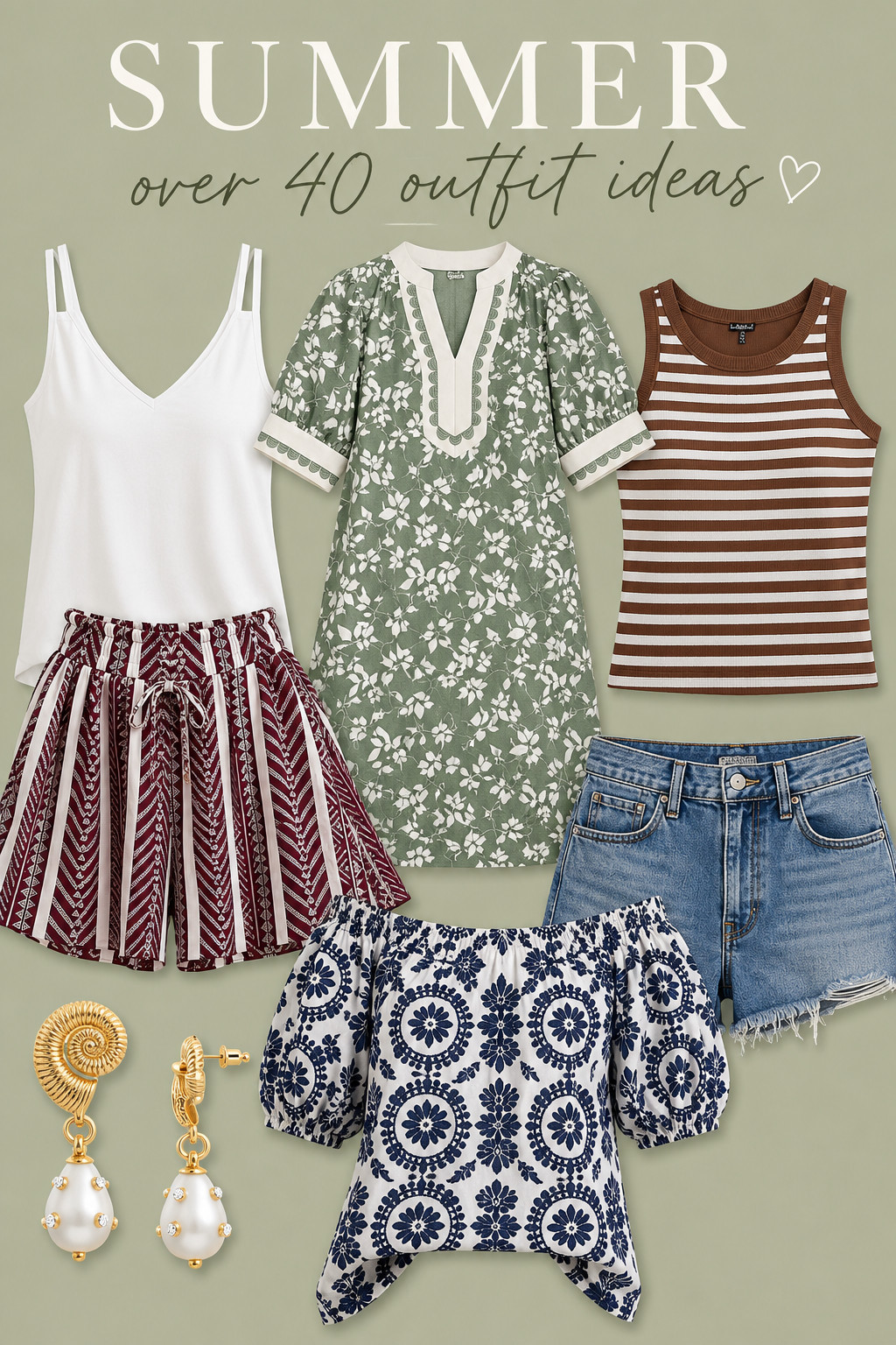 Easy, timeless pieces you'll reach for all summer long. ☀️ These over-40 outfit ideas are equal parts comfortable, flattering, and effortlessly chic. Everything is linked in my LTK! 🤍🌿 #LTKStyle 

 #LTKootd #LTKSeasonal #LTKOver40