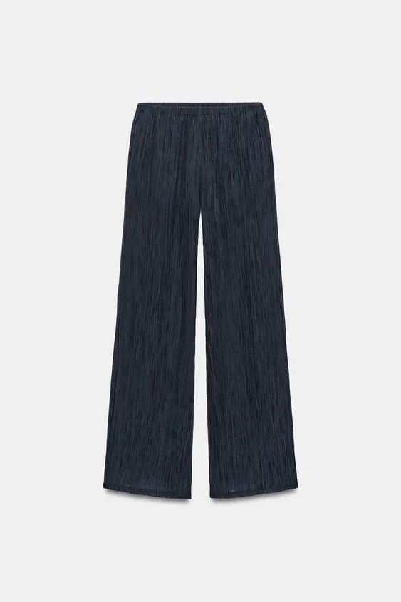 WRINKLED-EFFECT TROUSERS | Zara US
