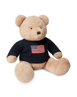 Ralph Lauren Large Flag-Sweater Polo Bear - Ages 0+  | Bloomingdale's Kids | Bloomingdale's (US)