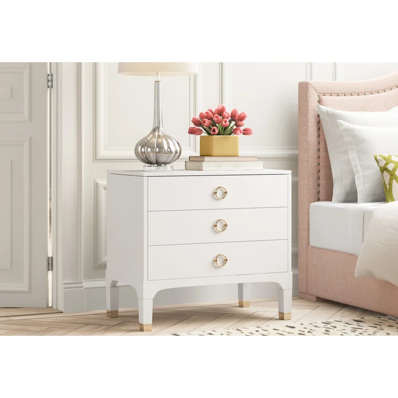 Joss & Main Quincy 3 - Drawer Nightstand & Reviews | Wayfair | Wayfair North America