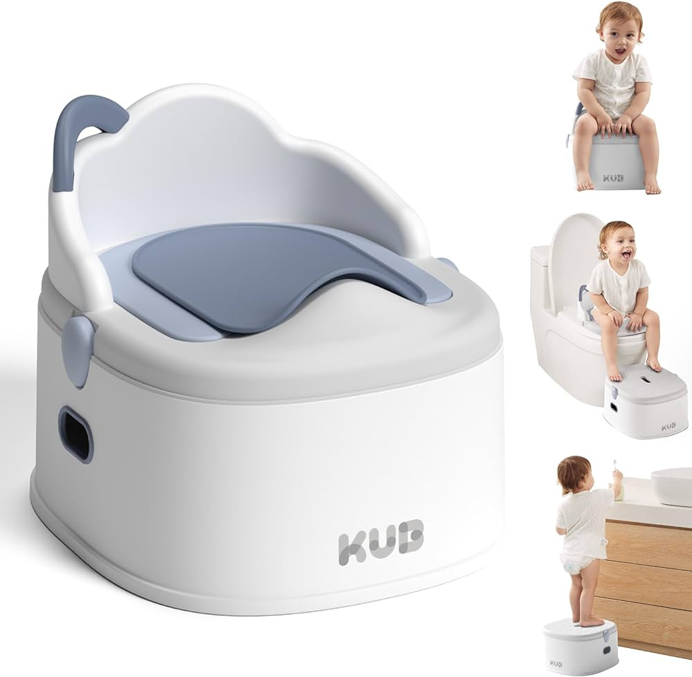 KÜB 3-in-1 Potty Training Toilet (Chair, Seat, Step Stool) - 9 CM Splash Guard, One-Click Assemb... | Amazon (US)