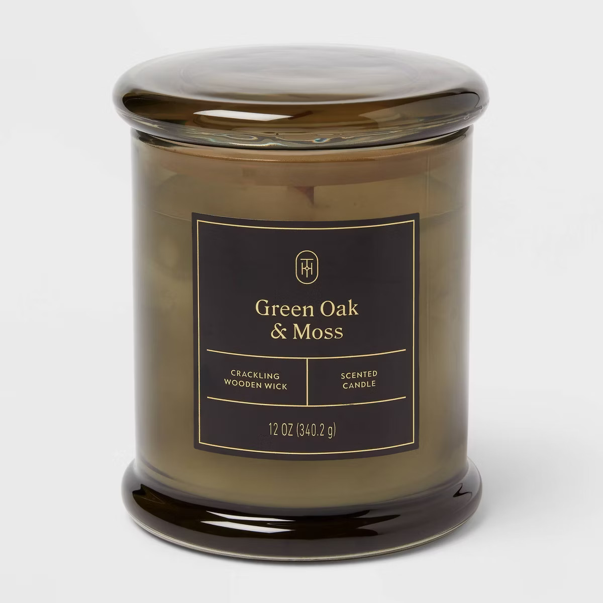 Wooden Wick Green Oak and Moss Jar Candle 12oz - Threshold™ | Target