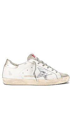 Golden Goose x REVOLVE Superstar Sneaker in White, Ice, & Silver from Revolve.com | Revolve Clothing (Global)