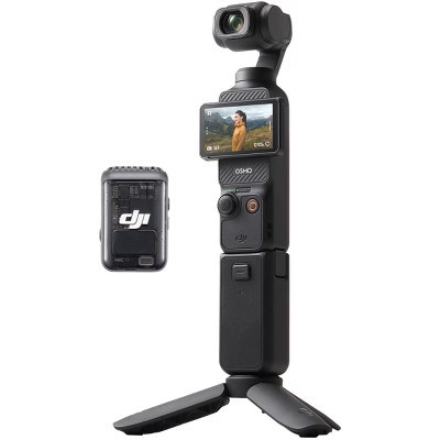 DJI Osmo Pocket 3 Creator Combo, 4K 120fps Handheld 3 Axis Gimbal | Target
