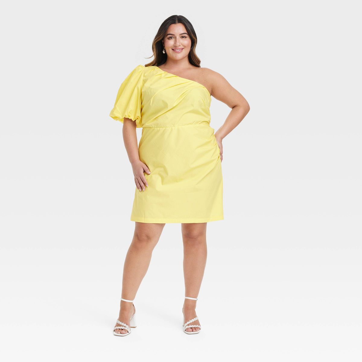 Women's One Shoulder Mini A-Line Dress - A New Day™ | Target