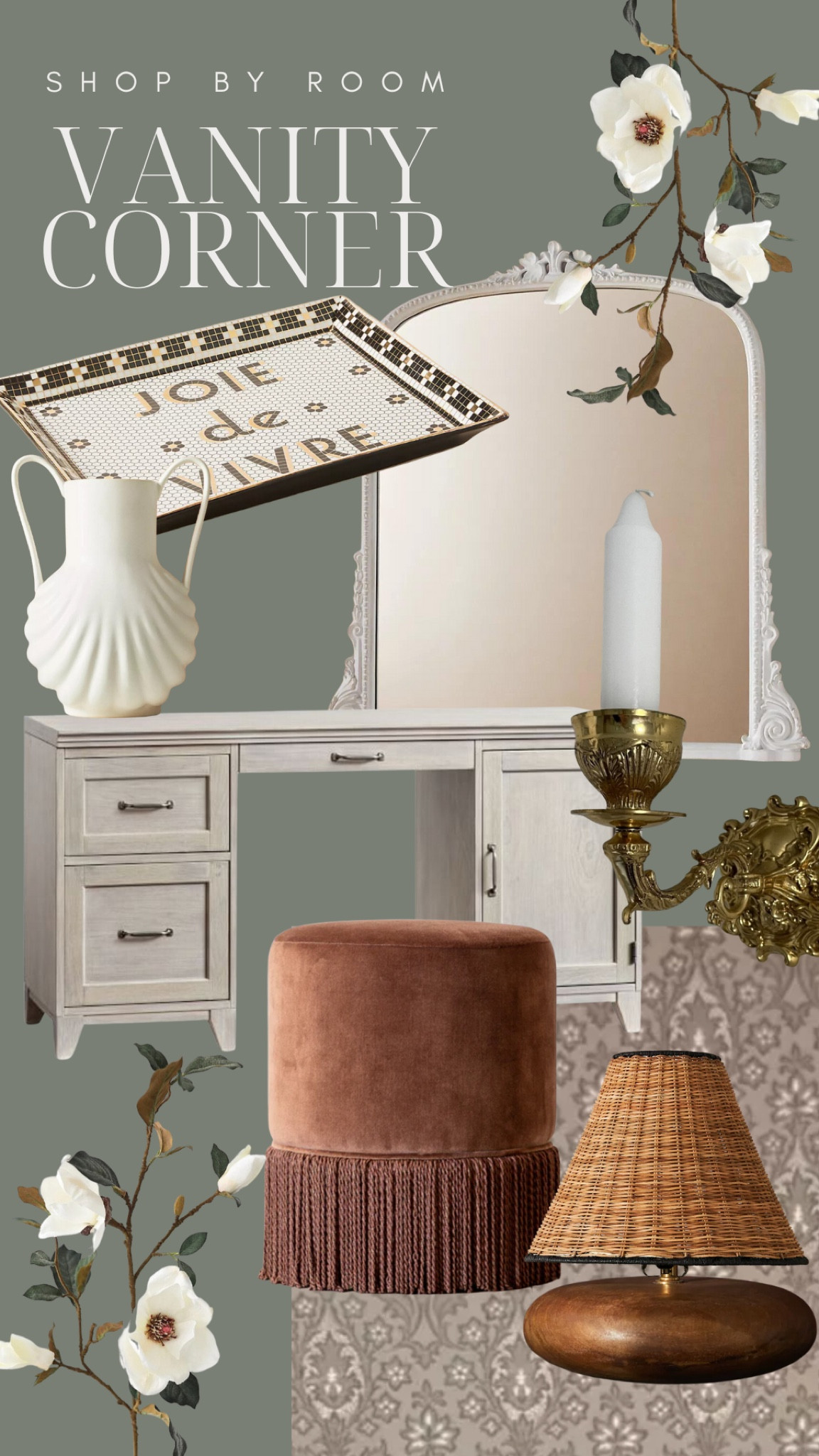 Vanity corner home decor in bedroom

#LTKhome #LTKbeauty