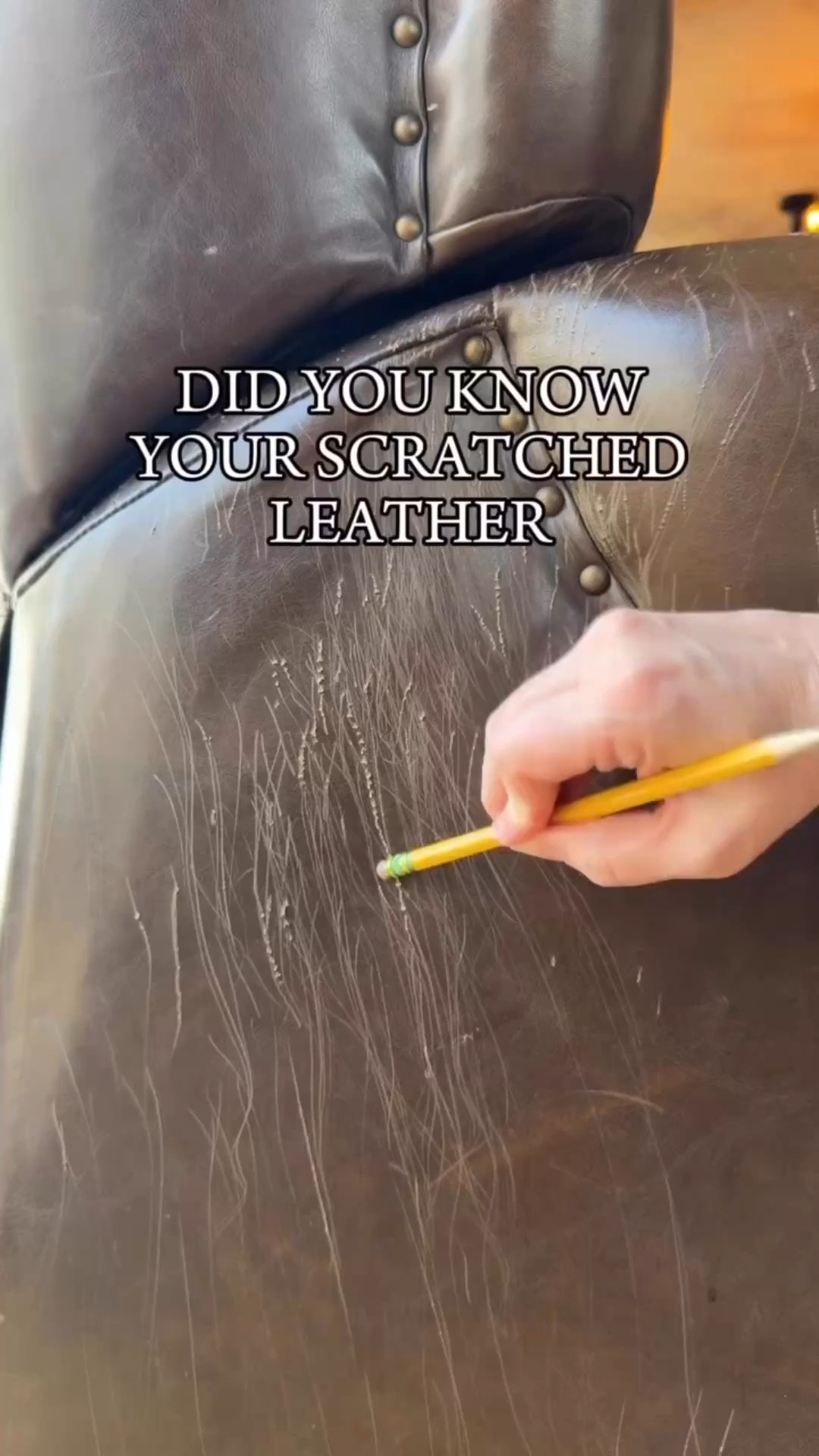 Our hack for saving scratched up leather furniture that’s actually worth doing. A simple DIY that brings pieces back to life and makes them feel rich, smooth, and well loved again. Linked below are the products we used. ✨ 

#DIYHome #LeatherCare #FurnitureRestore #ThriftFlip #EverydayElevated #HomeDecor #DesignDetails #callsigndesign