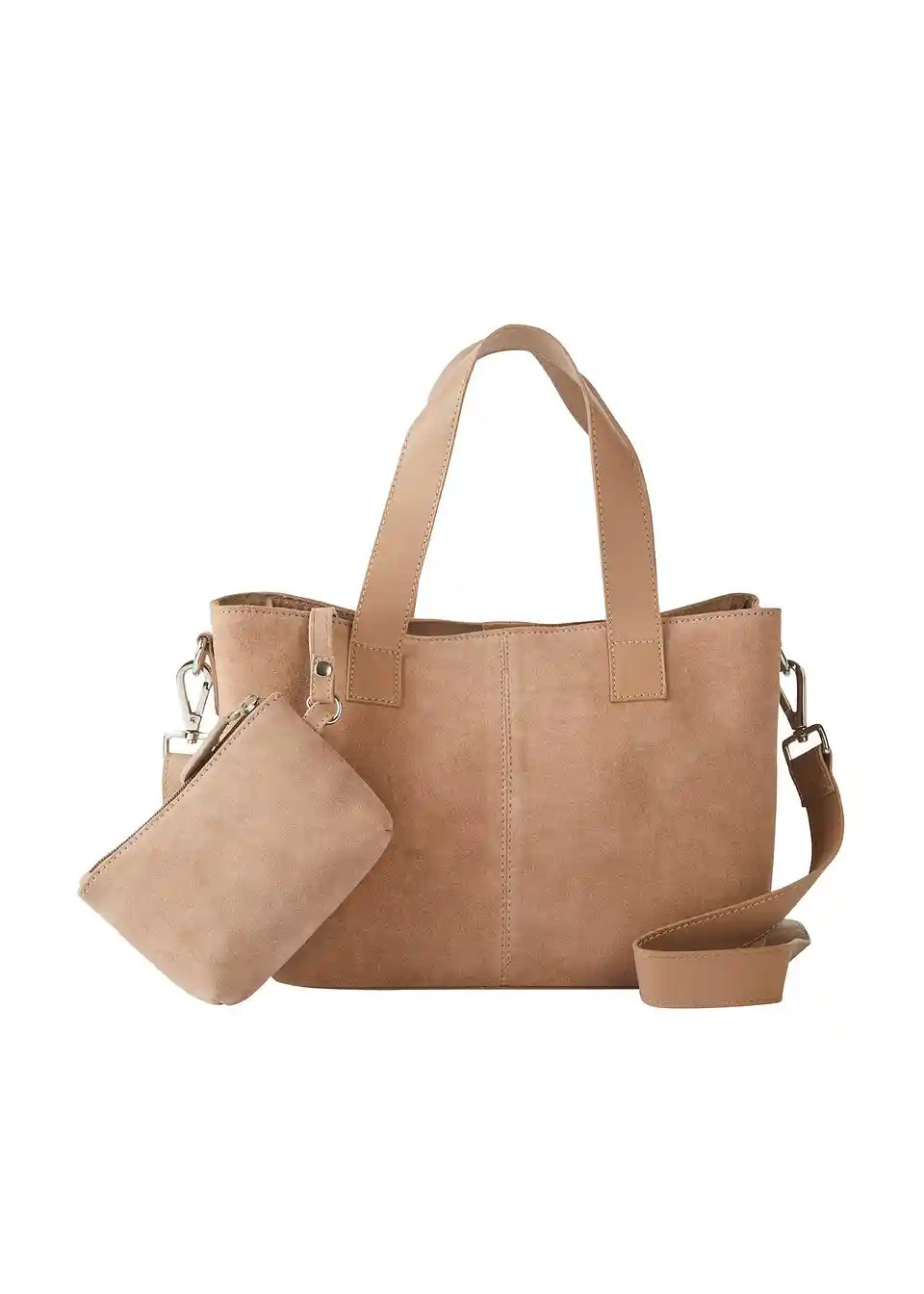 Handtasche aus Veloursleder | Bonprix DE
