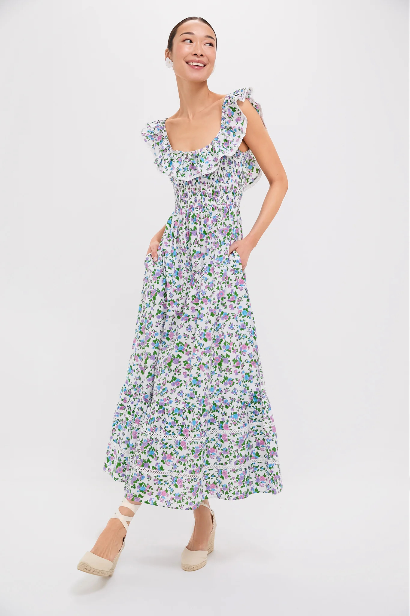 Lavender Ditsy Susie Dress | Tuckernuck (US)