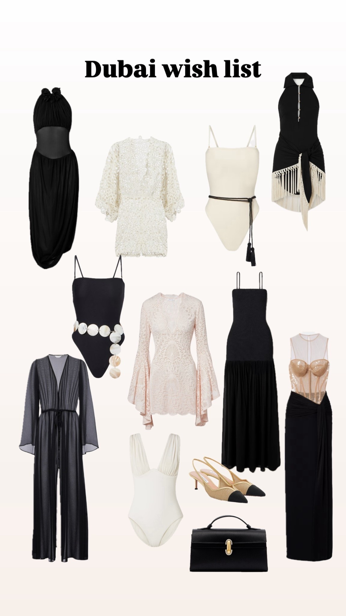 My wishlist for Dubai! 

#LTKswimwear #LTKstyletip #LTKeurope