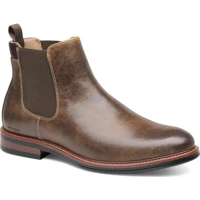 Johnston & Murphy XC Durham Waterproof Chelsea Boot in Black Waterproof Full Grain at Nordstrom, Size 10.5 | Nordstrom