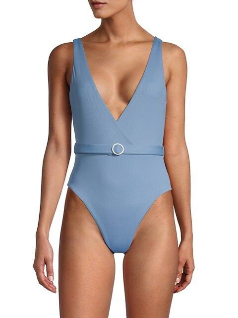 Michelle Belted One-Piece Swimsuit | Saks Fifth Avenue OFF 5TH