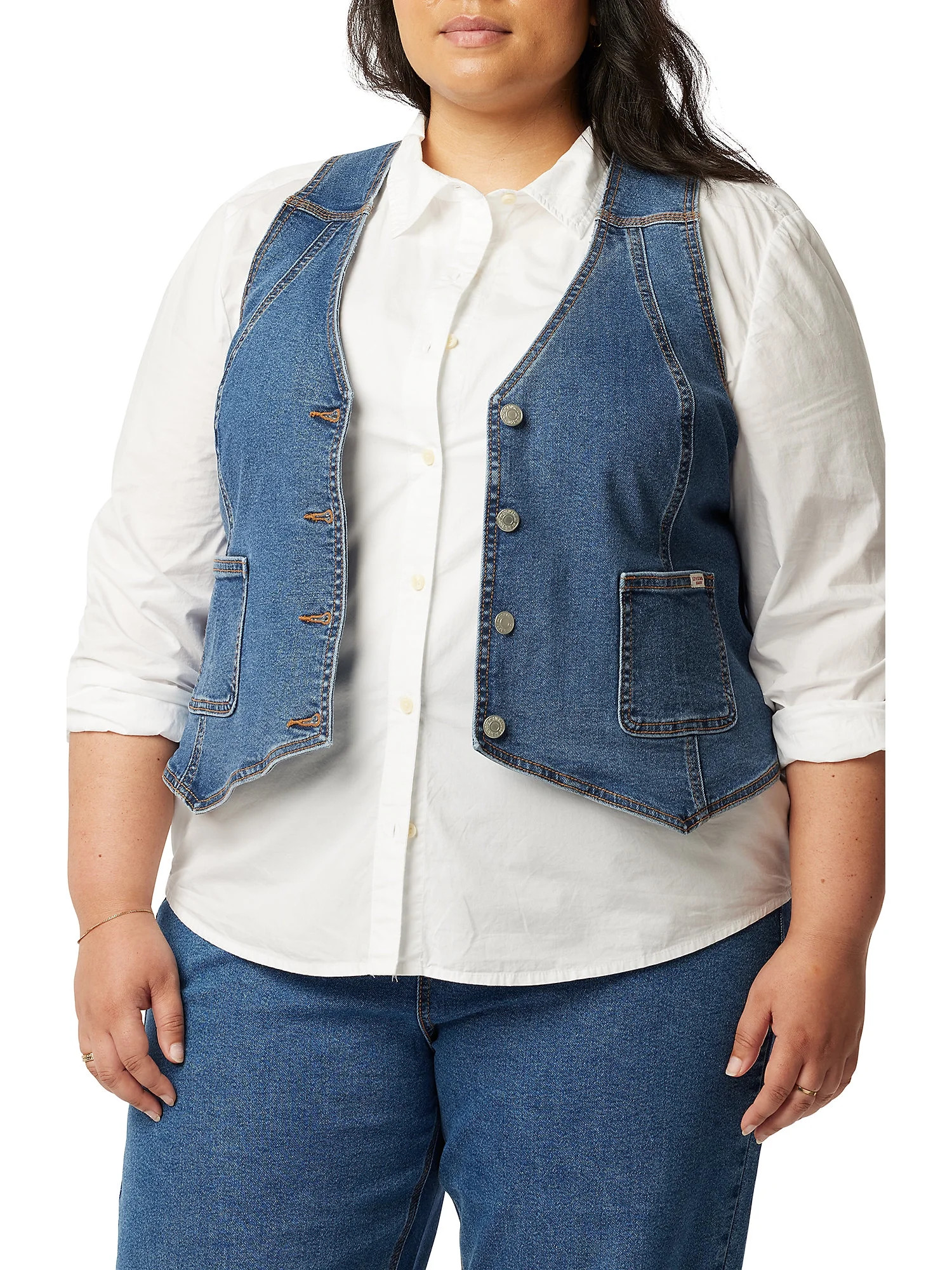Levi Strauss Signature Women's and Women's Plus '95 Vest, XS-4X | Walmart (US)
