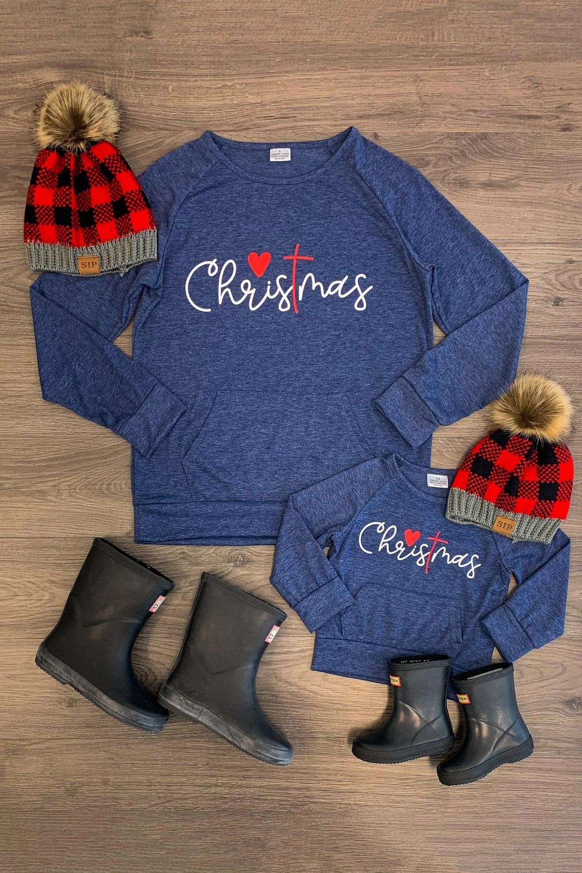 Mom & Me - "Christmas" Pullover | Sparkle In Pink