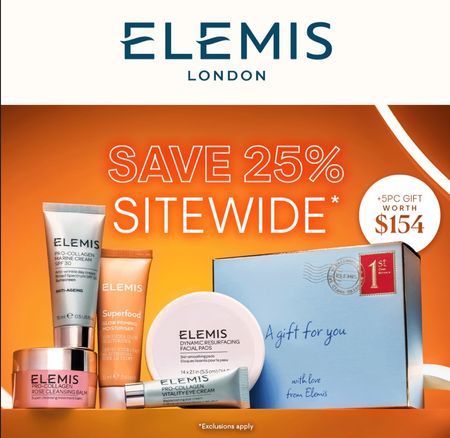Elemis sale 🍂 Now 25% off sitewide… use code “CYBER” at checkout 

#LTKfindsunder50 #LTKsalealert #LTKbeauty