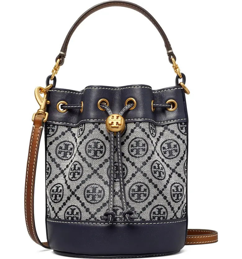 Tory Burch Mini T Monogram Bucket Bag | Nordstrom | Nordstrom