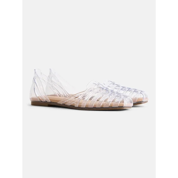 Time and Tru Women's Huarache Jelly Sandals | Walmart (US)