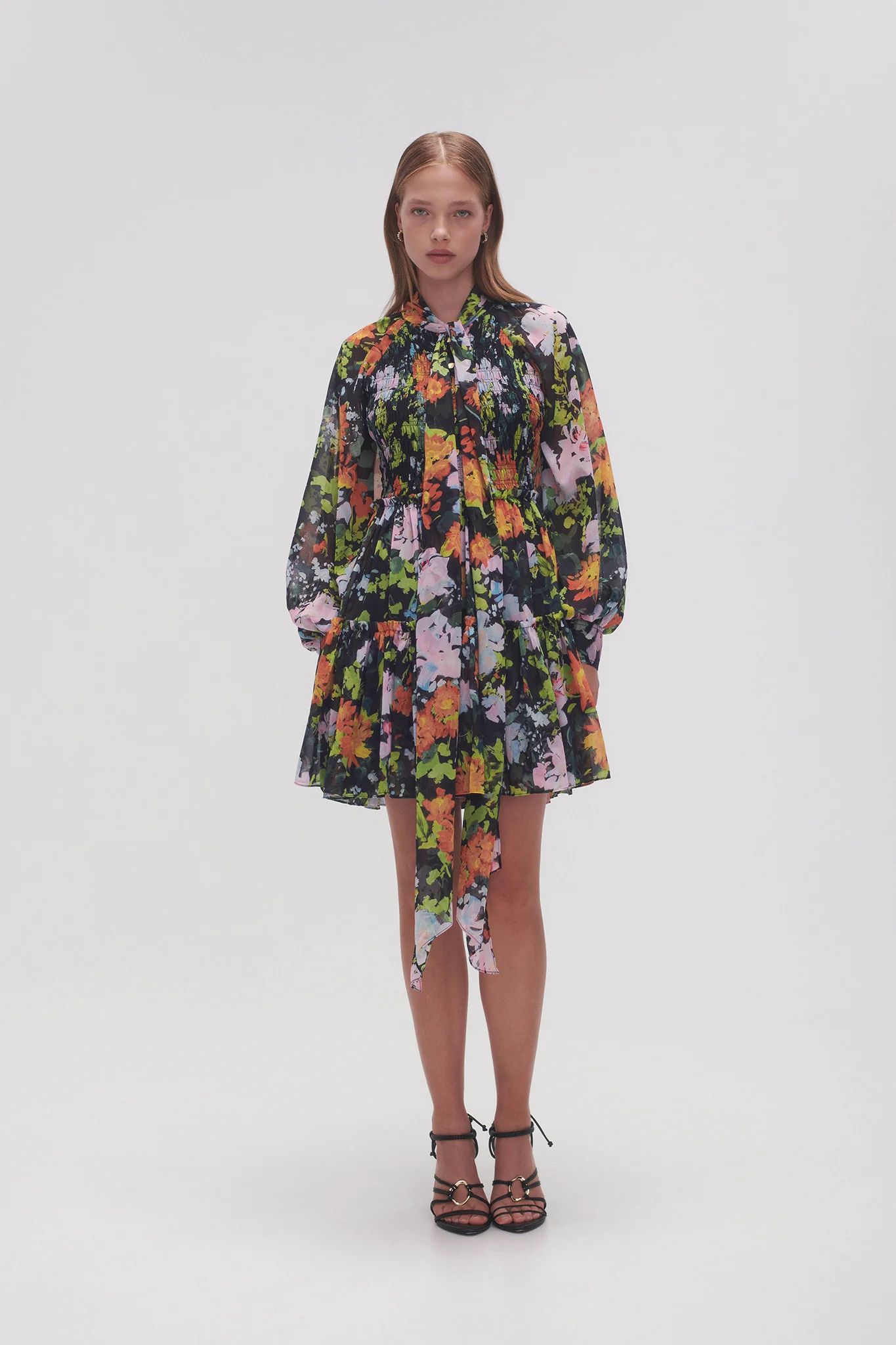 Marlowe Shirred Mini Dress | aje. (US, UK, Europe, ROW)