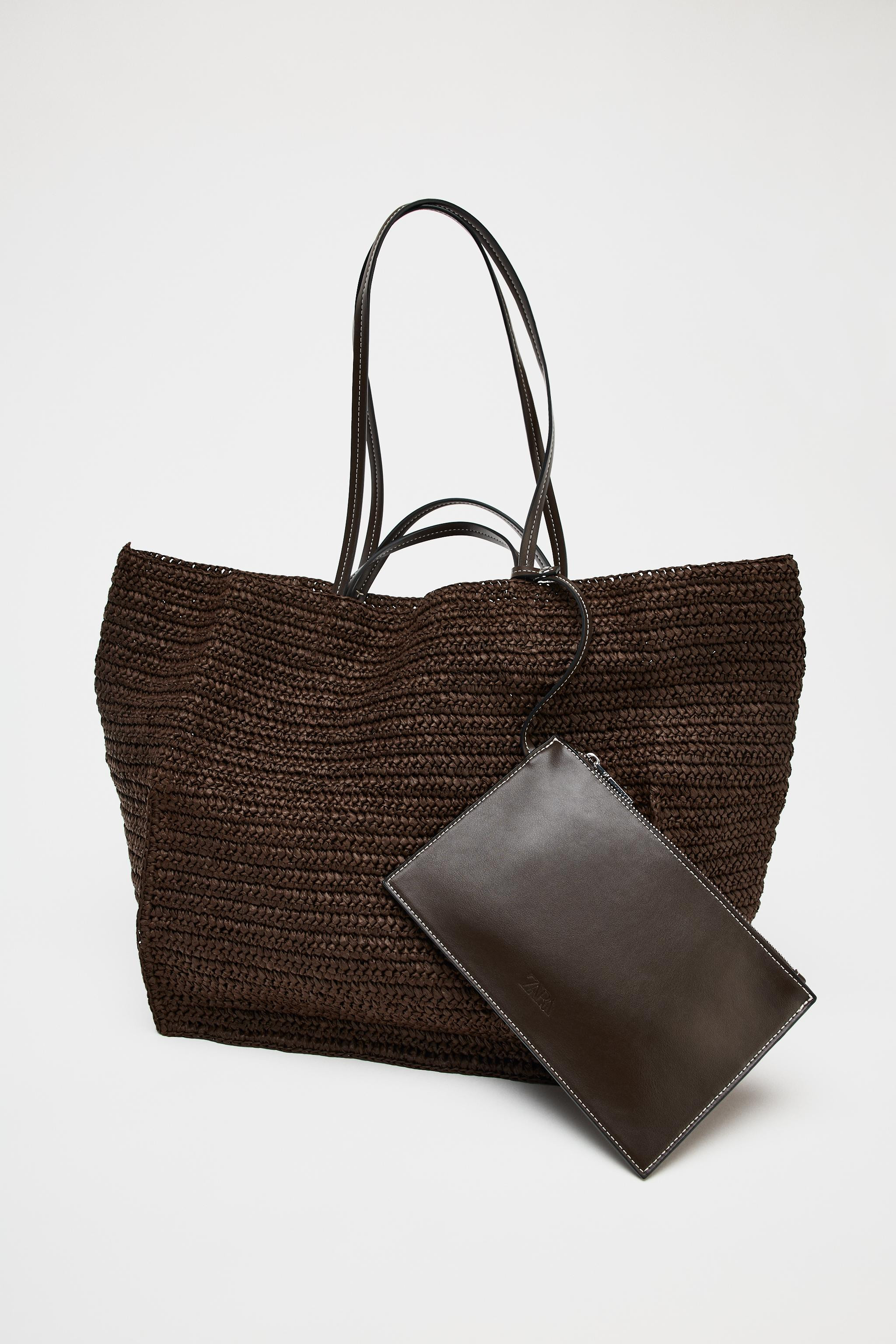WOVEN TOTE BAG | Zara Canada