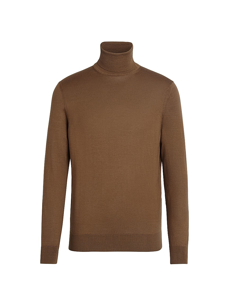 Ermenegildo Zegna Men's Cashmere-Blend Turtleneck - Brown - Size 50 (40) | Saks Fifth Avenue
