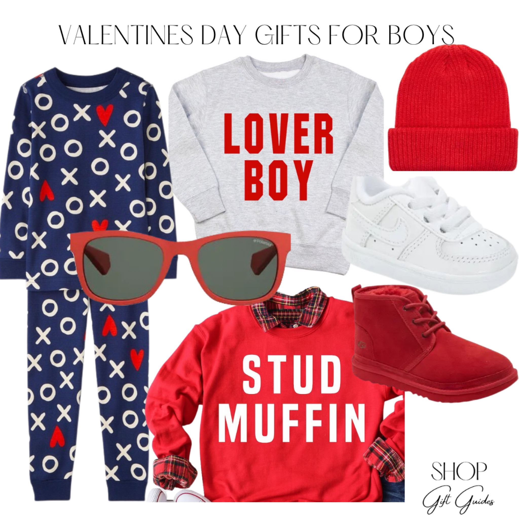 Valentine’s Day gift ideas for boys!! 

Valentine’s Day sweatshirts for kids, boys Valentine’s Day pajamas, boys  nike sneakers, boys Ugg boots, boys sunglasses, boys winter beanie 

#LTKFind #LTKkids #LTKfamily