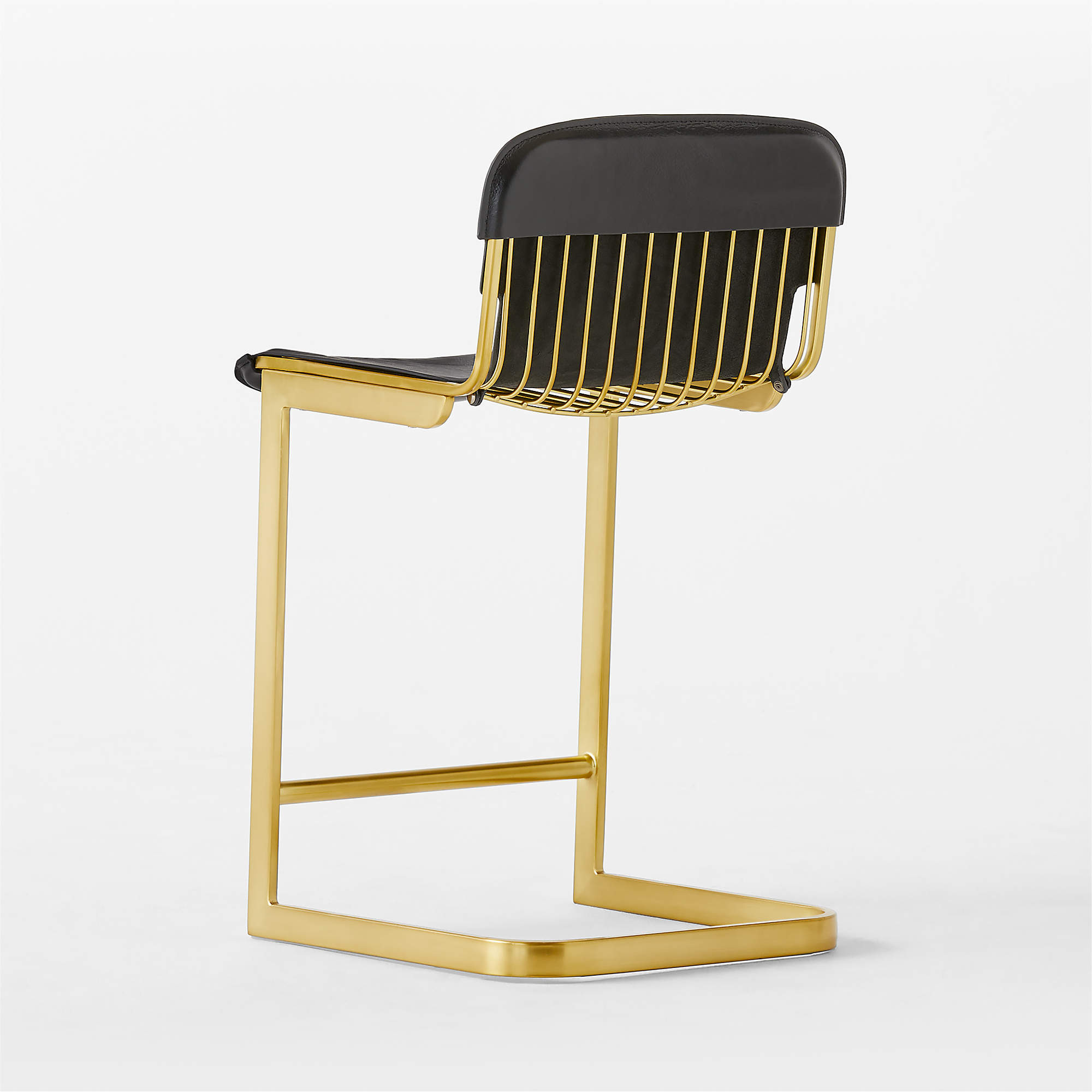 Rake Black Counter Stool by Kravitz Design + Reviews | CB2 | CB2