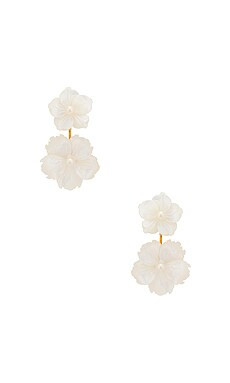 Jennifer Behr Tibby Earrings in Mother Of Pearl from Revolve.com | Revolve Clothing (Global)