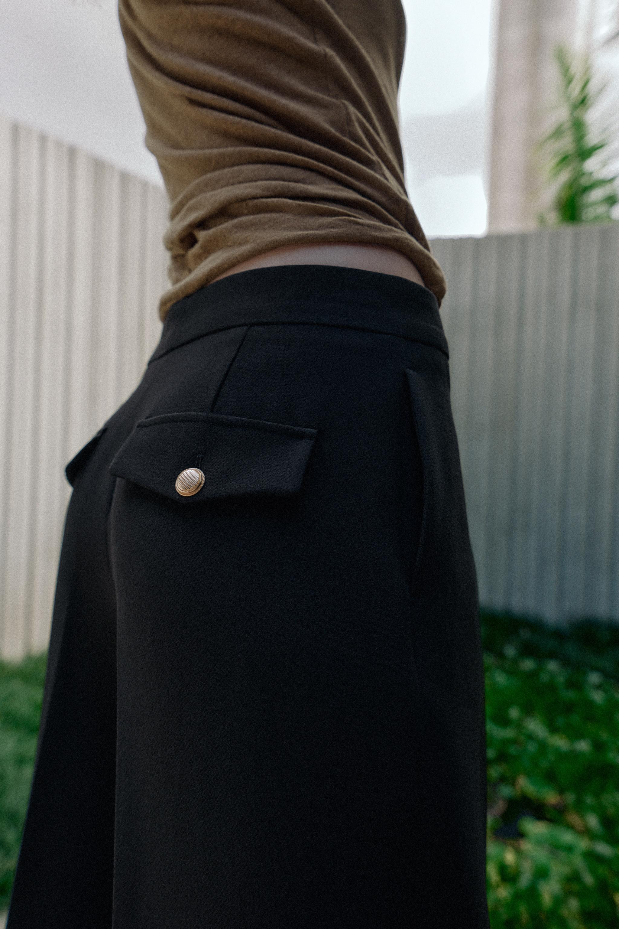 WIDE LEG TROUSERS WITH DARTS | Zara IT