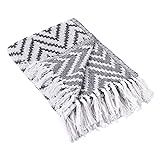 DII Rustic Farmhouse Throw Blanket with Decorative Tassles, Use for Chair, Couch, Bed, Picnic, Campi | Amazon (US)