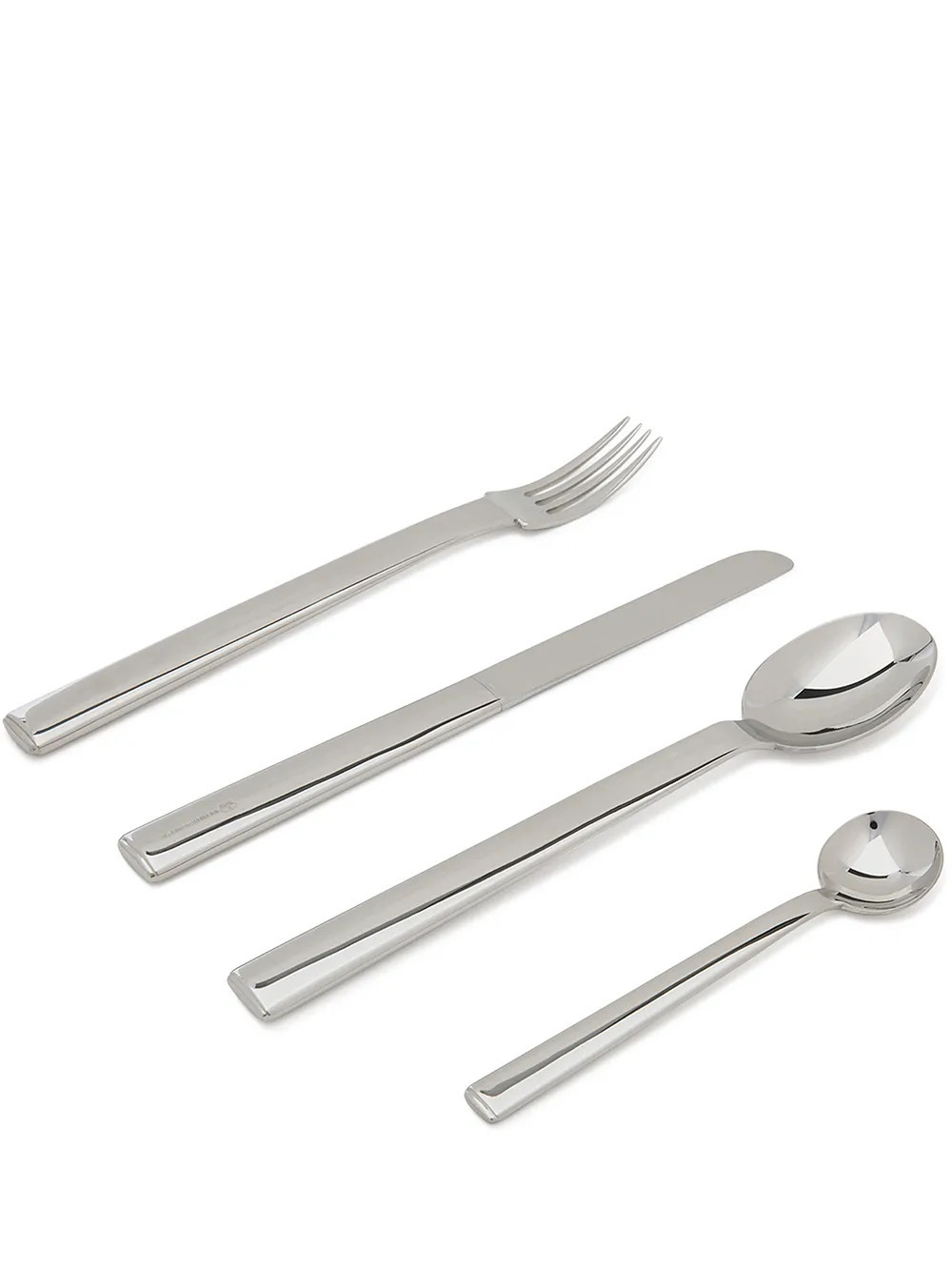 Alessi Rundes Modell 24-piece cutlery set - Silver | Farfetch Global